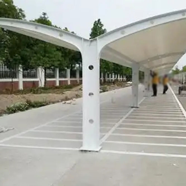 四平膜结构电动车棚